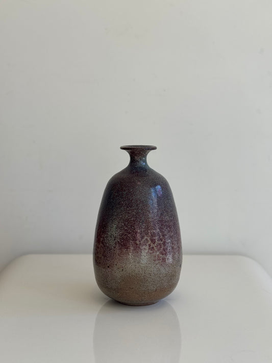 Large Small Necked Stoneware Vase