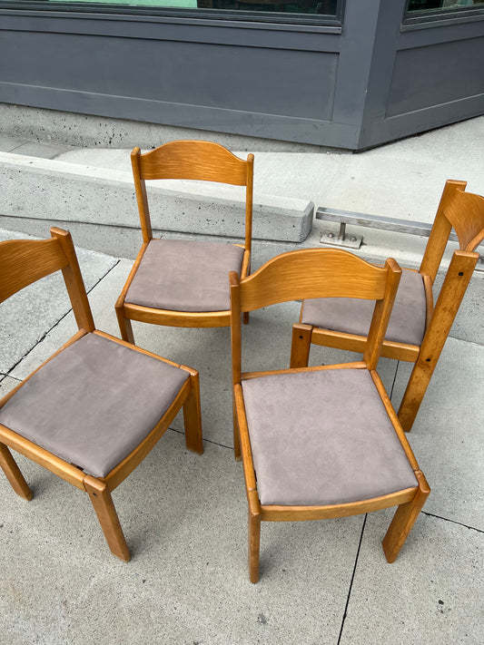 Set of 4 Lowenstein Style Dining Chairs