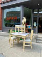 Load image into Gallery viewer, Omega Chippendale Faux Bamboo Dining Set
